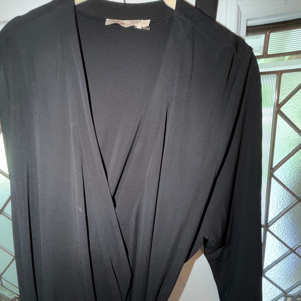 Tory Burch NWOT BLUE Wrap-Style Long Sleeve DRESS EXQUISITE $495